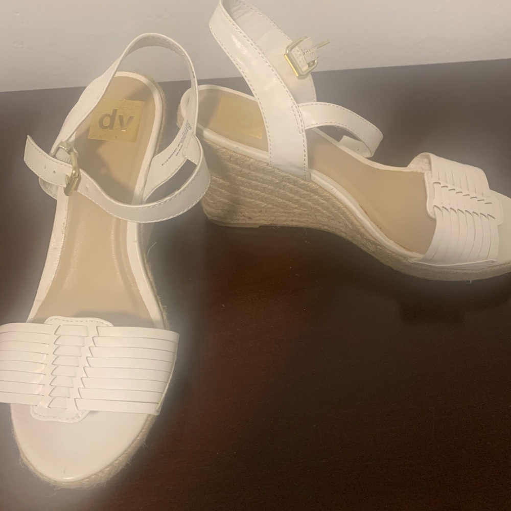 White Dolce Vita wedge shoes.  Never worn.